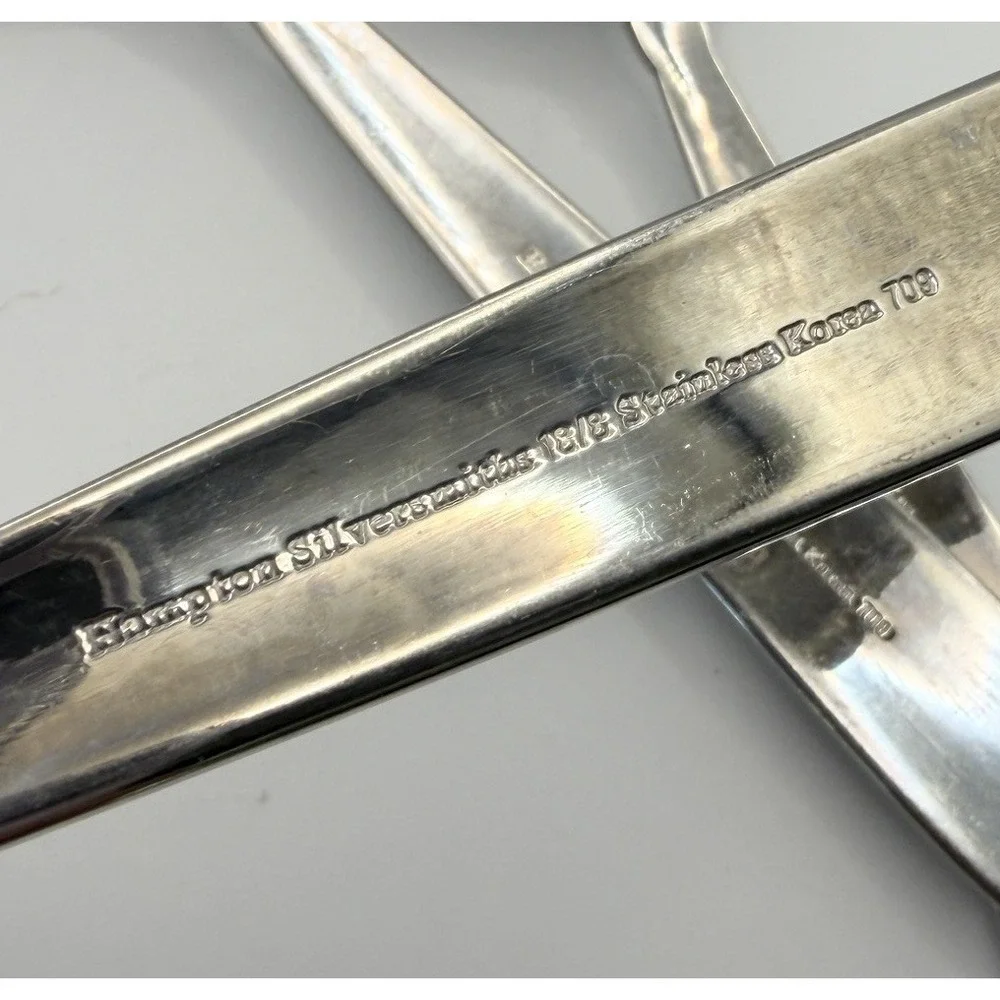 3 Serving Set Hampton Silversmiths CONCORDE Stainless Meat Fork Slotted‎ Spoon